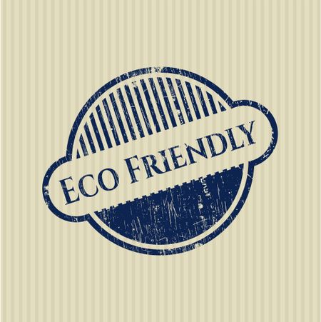Eco Friendly rubber stamp with grunge texture