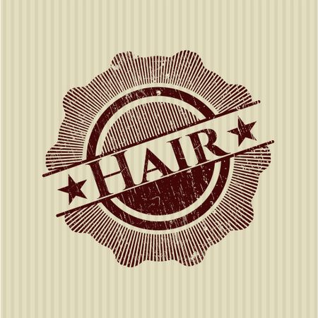 Hair rubber grunge texture stamp