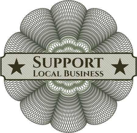 Support Local Business rosette