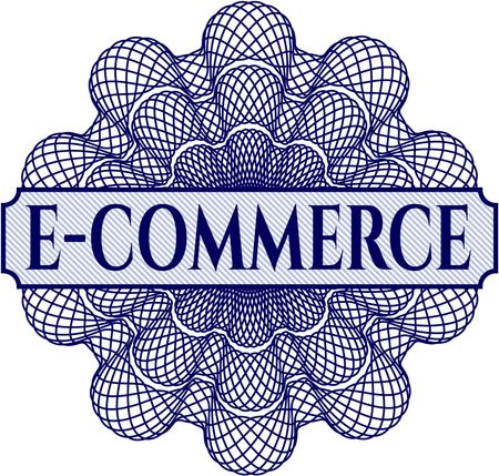 e-commerce rosette (money style emplem)