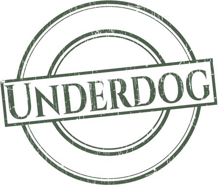 Underdog rubber grunge texture seal