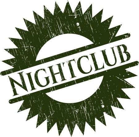 Nightclub grunge style stamp