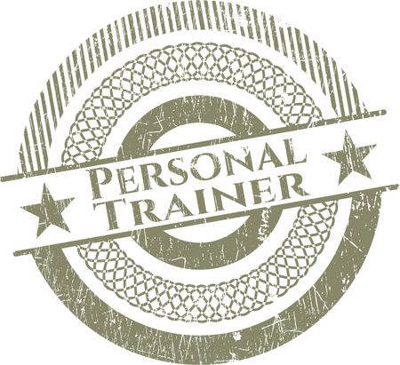 Personal Trainer rubber texture