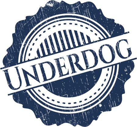 Underdog grunge style stamp