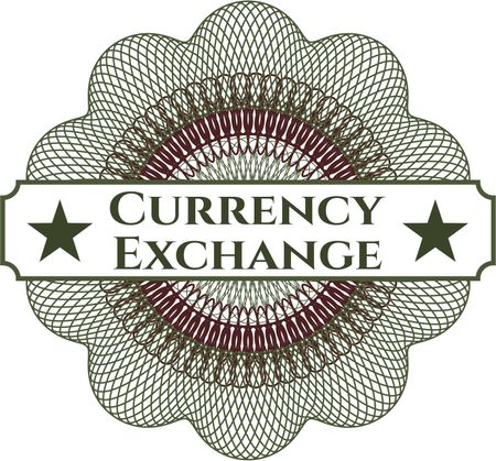 Currency Exchange rosette (money style emplem)