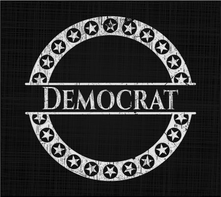 Democrat chalk emblem
