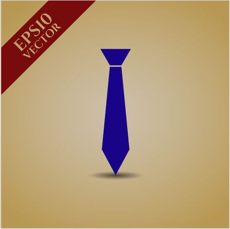 Necktie vector symbol