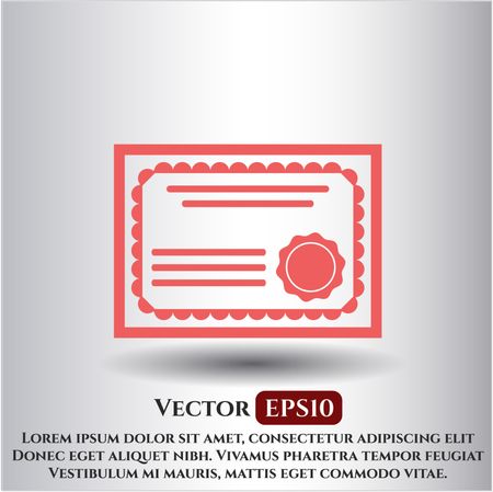 Certificate vector symbol