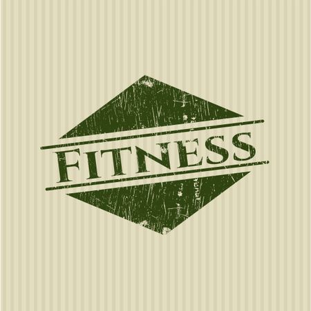 Fitness rubber seal with grunge texture