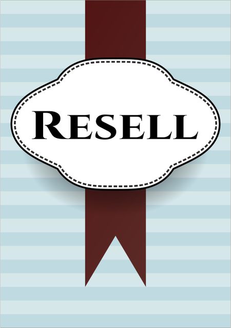 Resell poster