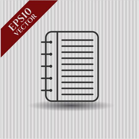 Note Book vector icon