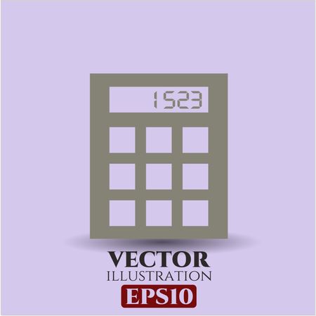 Calculator icon vector illustration