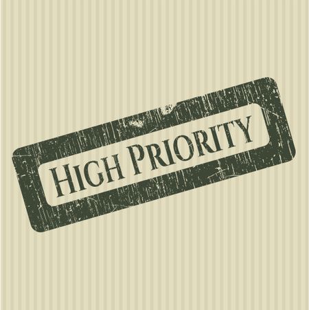 High Priority rubber grunge texture seal