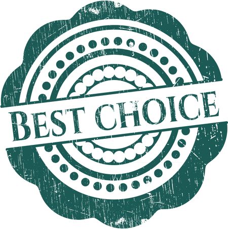 Best Choice grunge style stamp