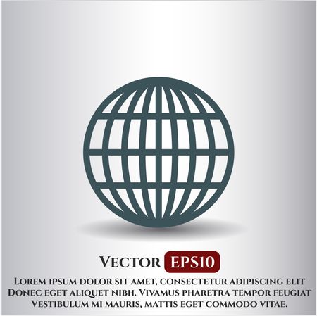 Globe (website) vector symbol