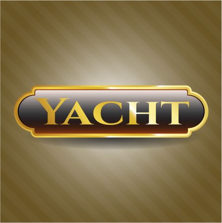 Yacht golden badge