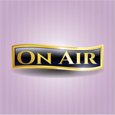 On Air golden badge