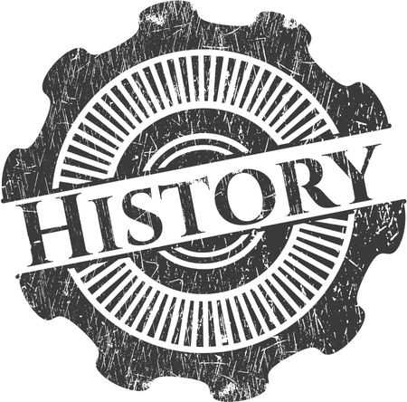 History grunge style stamp