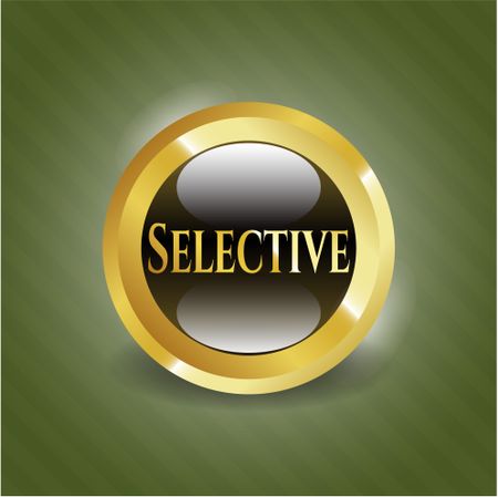 Selective gold emblem