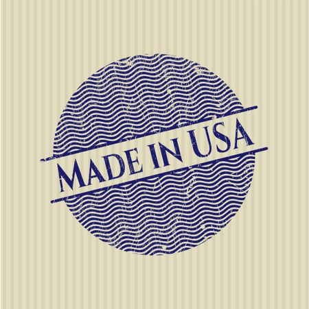 Made in USA rubber texture