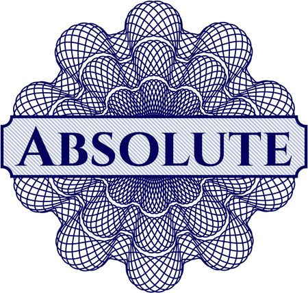 Absolute written inside abstract linear rosette