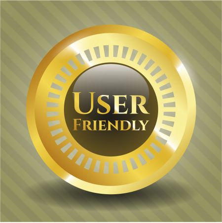 User Friendly golden badge