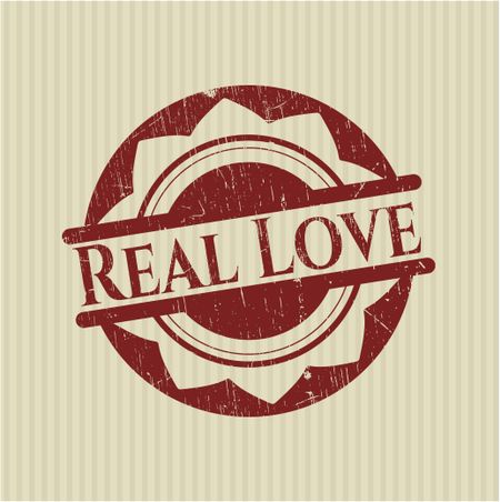 Real Love rubber grunge texture seal