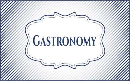 Gastronomy poster or banner