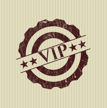 VIP rubber grunge texture stamp