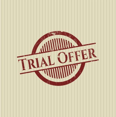Trial Offer rubber seal