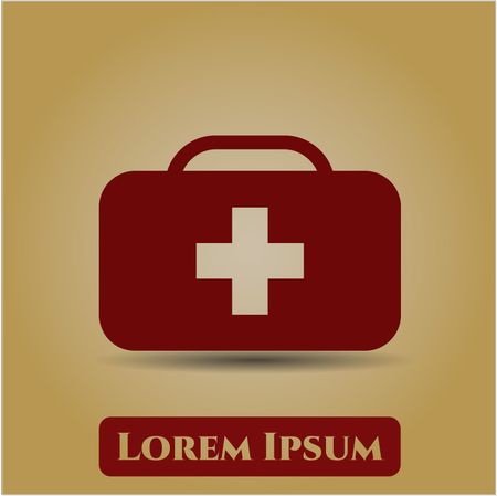 Medical briefcase symbol