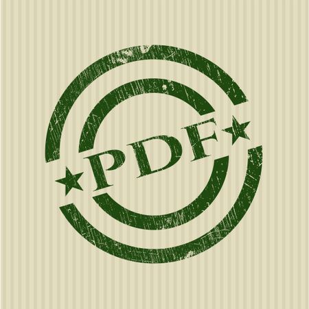 PDF rubber grunge texture seal