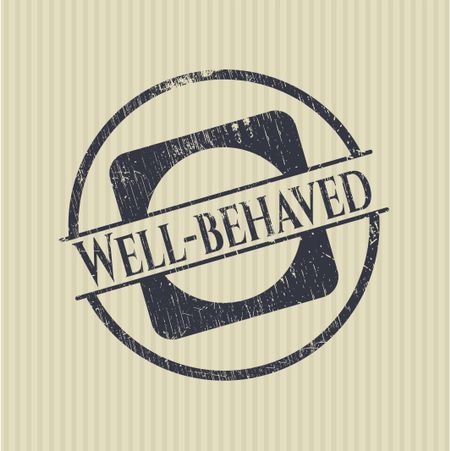 Well-behaved rubber grunge texture stamp