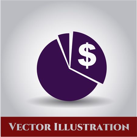 Chart vector symbol