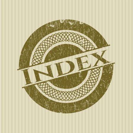 Index rubber stamp