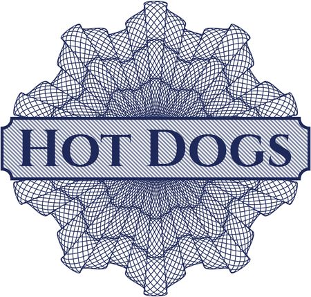Hot Dogs linear rosette
