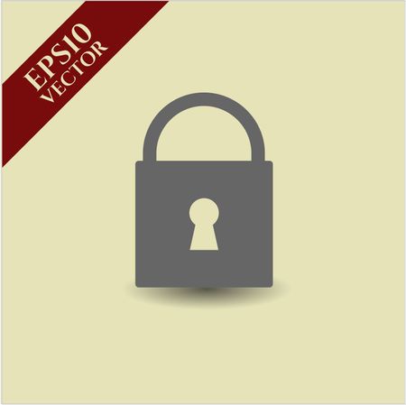 Closed Lock icon or symbol