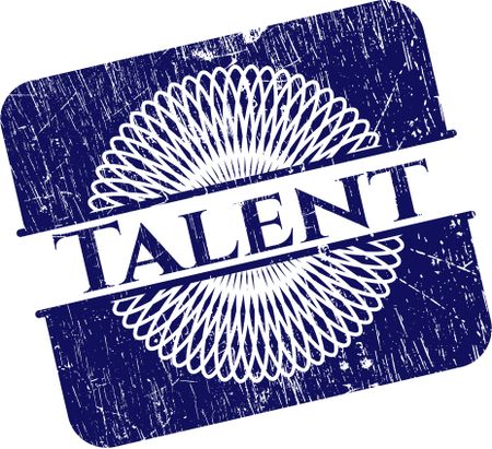 Talent rubber stamp