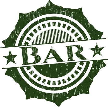 Bar rubber grunge texture stamp
