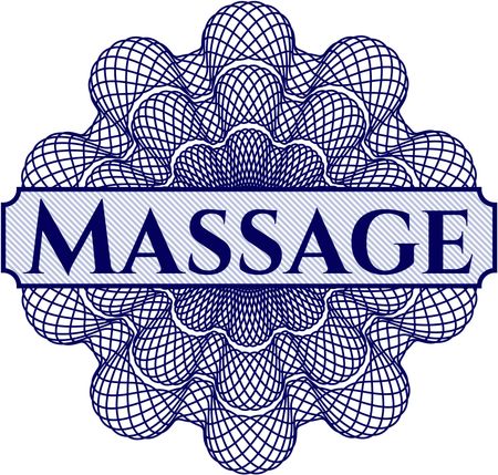 Massage abstract linear rosette