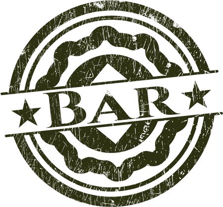Bar rubber grunge seal