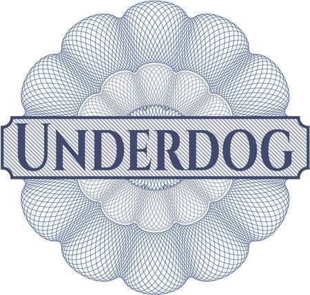 Underdog abstract rosette