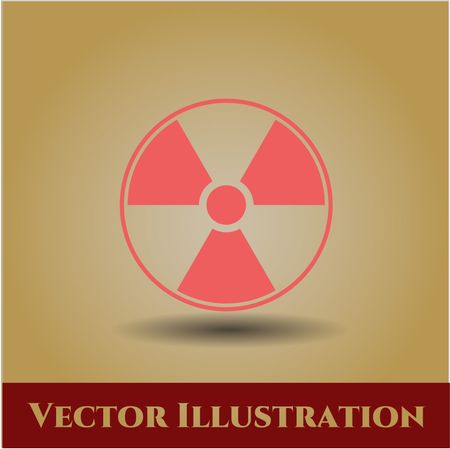 Nuclear, radioactive symbol