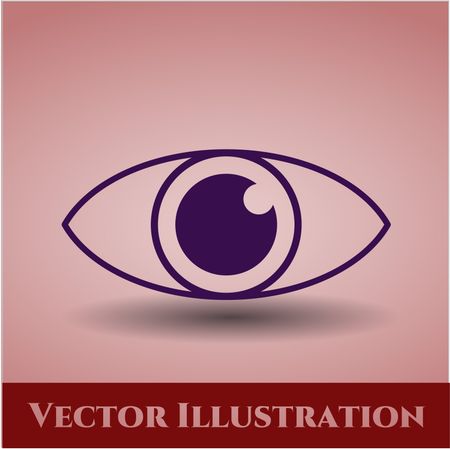 Eye icon vector illustration