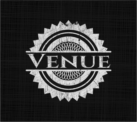 Venue with chalkboard texture