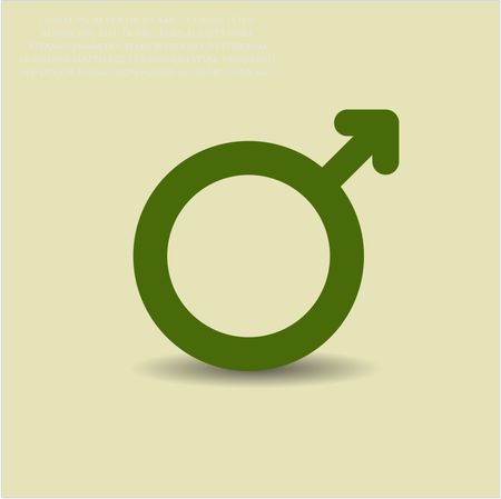 Male vector symbol