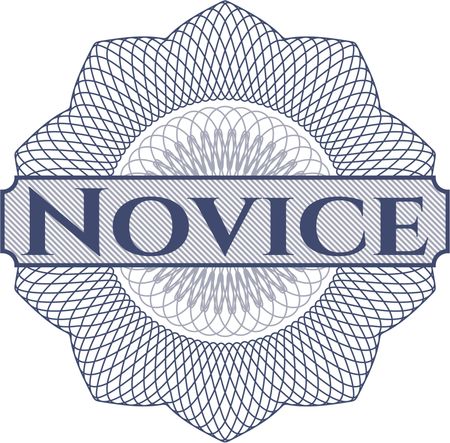 Novice rosette (money style emplem)