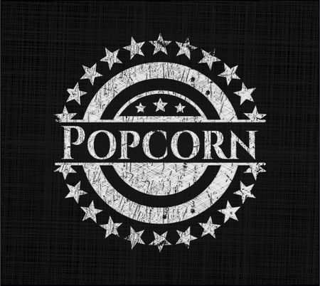 Popcorn chalk emblem
