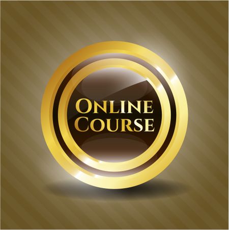 Online Course shiny badge