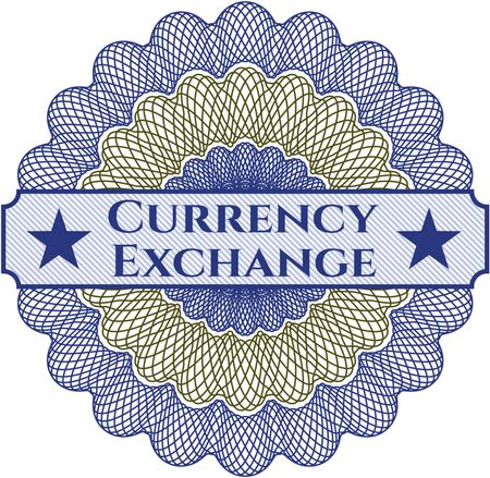 Currency Exchange money style rosette